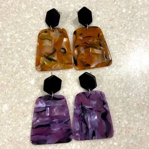 Paparazzi earrings, $5 for both